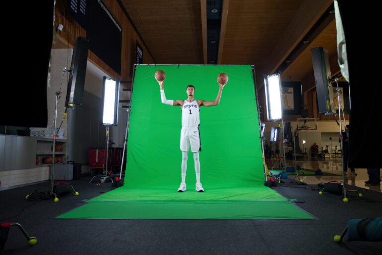 Spurs Media Day Basketball