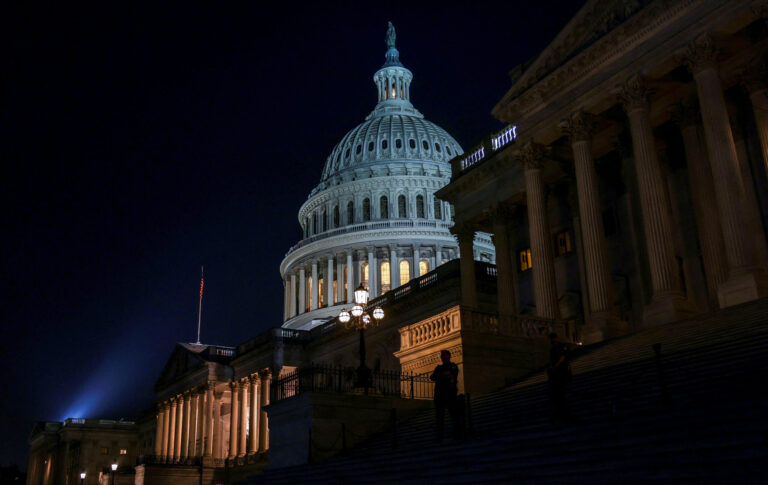 FILE PHOTO: U.S. Senators vote on debt ceiling legislation to avoid a historic default at the U.S. Capitol in Washington