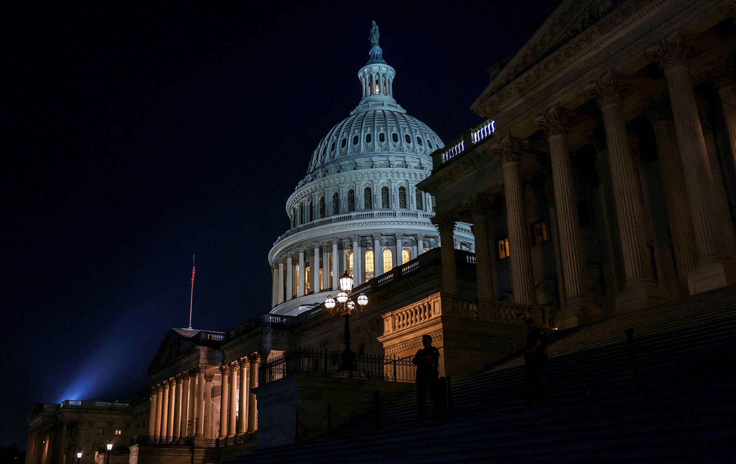FILE PHOTO: U.S. Senators vote on debt ceiling legislation to avoid a historic default at the U.S. Capitol in Washington