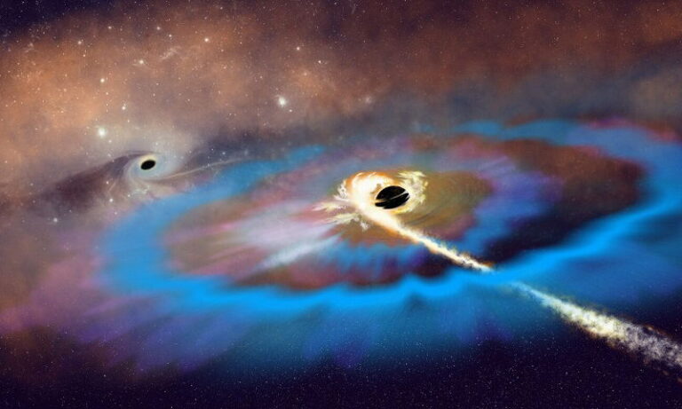 Astronomers-spot-a-black-hole-shredding-a-star-far-from-any-galactic-center