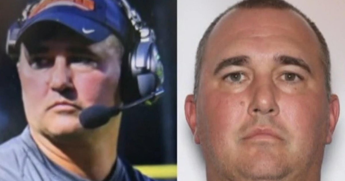 cbsn-fusion-high-school-football-coach-who-disappeared-wanted-on-child-porn-charges-police-say-thumbnail