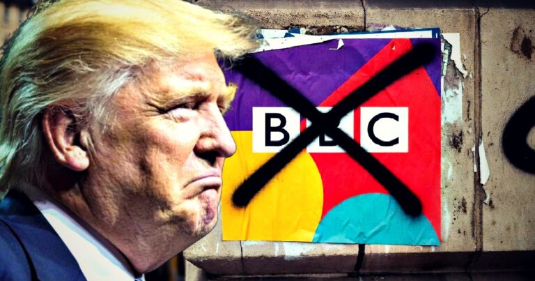 donald-j-trump-and-poster-bbc
