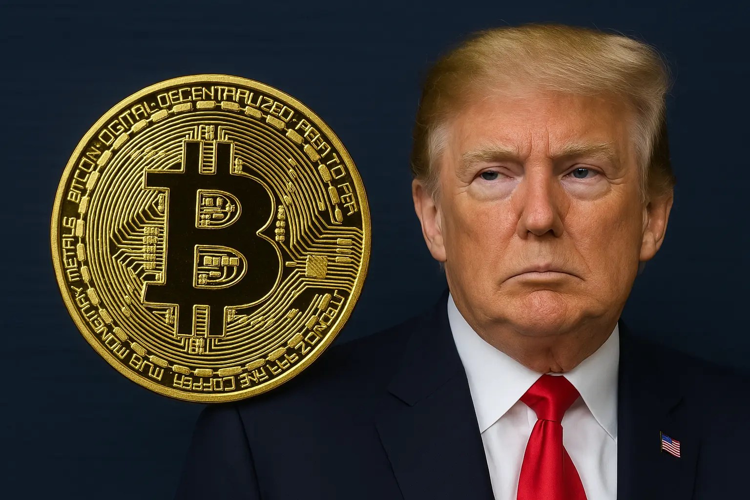 donald-trump-bitcoin-logo